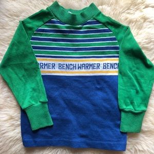 Vintage “Bench Warmer” Striped Sports Fan Shirt